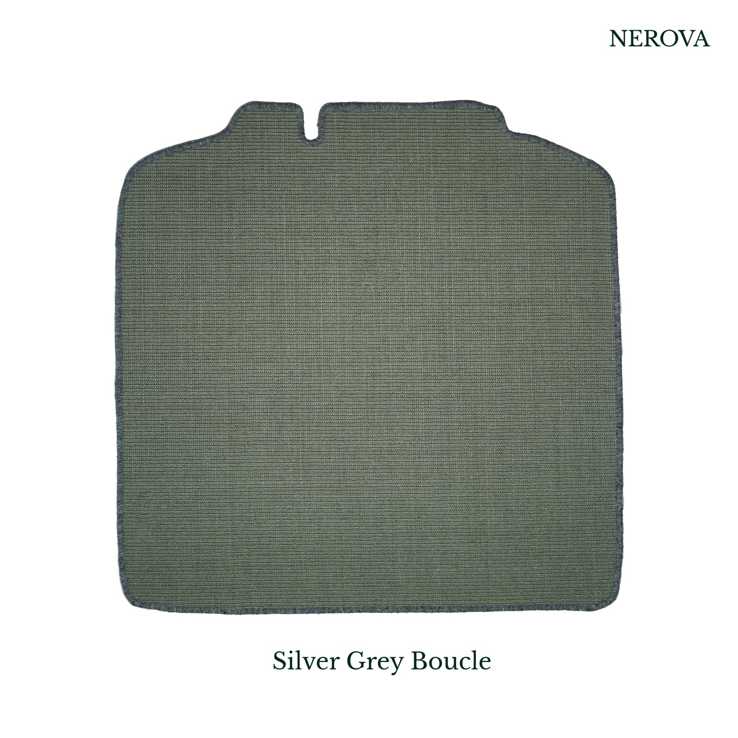 Nerova Silver Grey boot mat — custom-fit natural sisal trunk mat, silver grey, premium car accessories India