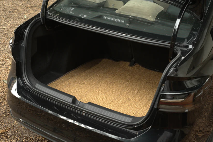 Nerova Tobacco sisal car mat premium craftsmanship detail