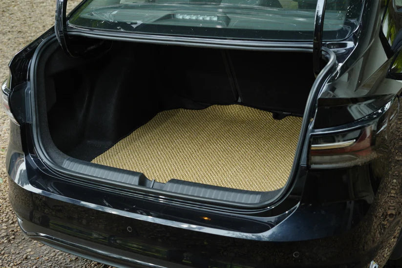 Nerova Apex Sahara sisal car mat interior lifestyle detail