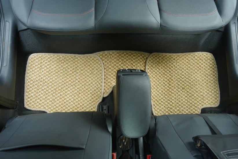 Nerova Apex Sahara custom car mat – warm golden desert-tone elegance