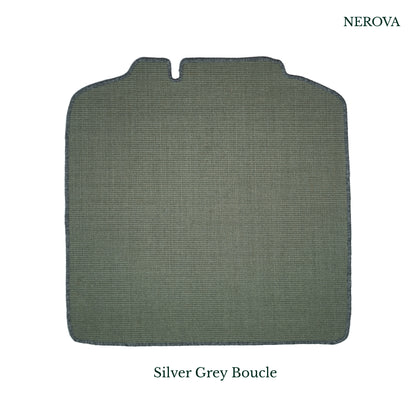 Nerova Silver Grey boot mat — custom-fit natural sisal trunk mat, silver grey, premium car accessories India