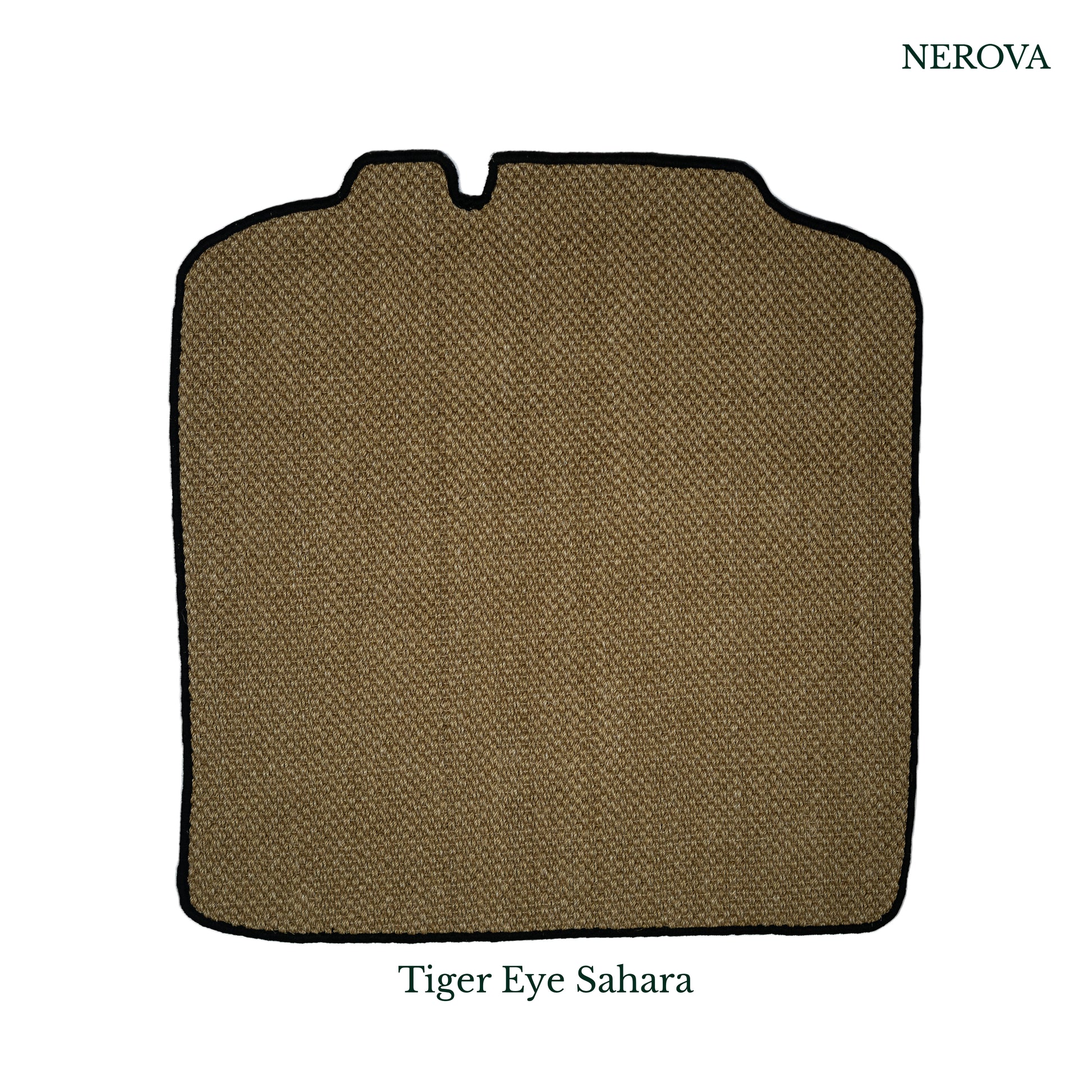 Nerova Sahara boot mat — custom-fit warm sand natural sisal trunk mat